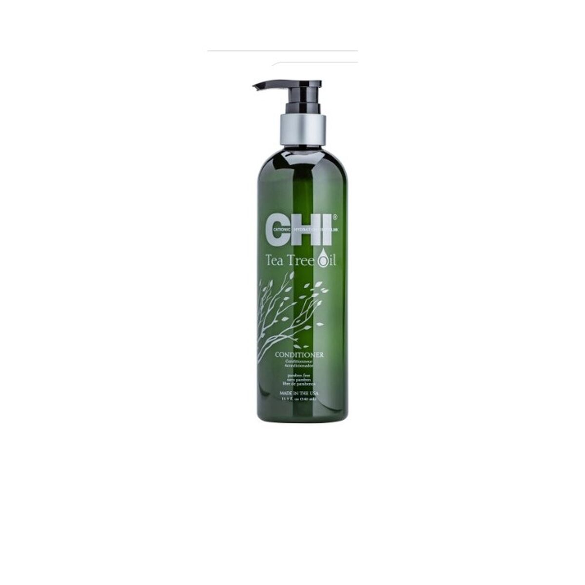 Osta tuote Hoitoaine Farouk Chi Tea Tree Oil 340 ml verkkokaupastamme Korhone: Terveys & Kauneus 10% alennuksella koodilla KORHONE