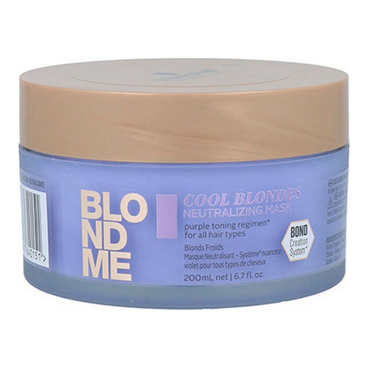 Osta tuote Hiusnaamio Blondme Cool Blondes Schwarzkopf (200 ml) verkkokaupastamme Korhone: Terveys & Kauneus 20% alennuksella koodilla KORHONE