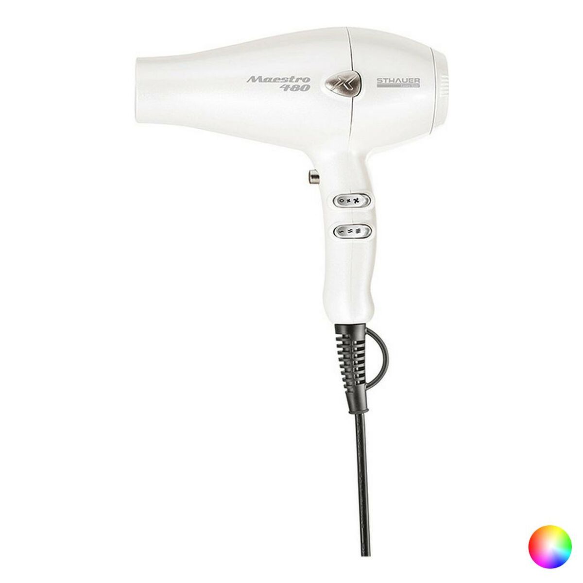 Osta tuote Hiustenkuivaaja Maestro 480 Sthauer (Väri: Valkoinen) verkkokaupastamme Korhone: Terveys & Kauneus 10% alennuksella koodilla KORHONE